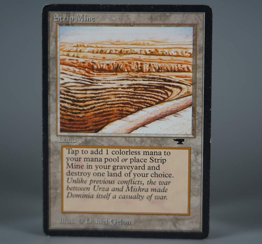 Amazon.co.jp: MTG レアカード 露天鉱床 Strip Mine A アンティ